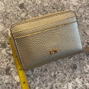 Michael Kors small gold wallet